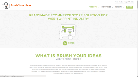 Brush Your Ideas: Web to Print Store Solutions